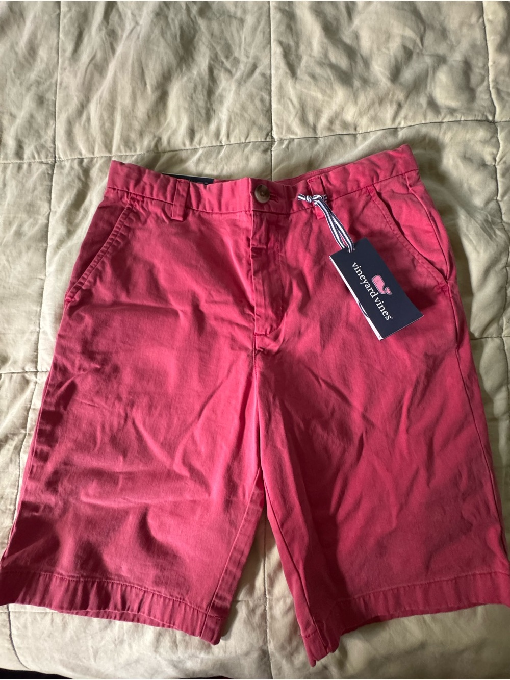 Boys Vineyard Vines Pink Chino Shorts